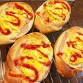 けいはちぽん's cooksnap of when they made ハムエッグパン＆ハムツナパン*。゜.