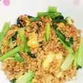 るんちゃそ's cooksnap of when they made 小松菜と豚挽き肉の味噌炒め.