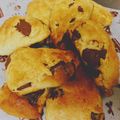 ポムポム～'s cooksnap of when they made HMで簡単チョコ入りスコーン.