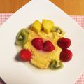 yu2488's cooksnap of when they made ふわくしゅスフレパンケーキ.