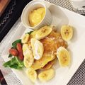 メープル♡'s cooksnap of when they made 表面カリッ♪中はモチモチ★ヨーグルトのパンケーキ.