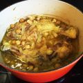 エンテ's cooksnap of when they made 鶏とひよこ豆のトロトロカレー煮.