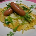 クレちゃん's cooksnap of when they made シャウエッセンと長芋のふわもちガレット.