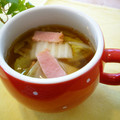 runa10's cooksnap of when they made 簡単♪白菜とベーコンの和風スープ☆.