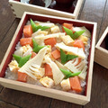 makisora's cooksnap of when they made 母の寿司酢で♪筍の散らし寿司.