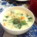 新米主婦りえ☺︎'s cooksnap of when they made 簡単！具沢山ミルクスープ.