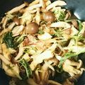 フランボワーズ415's cooksnap of when they made 即席☆水菜＆しめじ＆油揚げ煮びたし.