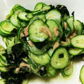 ayumamu's cooksnap of when they made きゅうりとツナの酢の物.