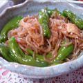ssykxxx's cooksnap of when they made しし唐としらたきのキンピラ.