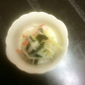 クック138KH9☆'s cooksnap of when they made セロリとワカメとカニカマの酢の物.
