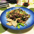 マリエちか's cooksnap of when they made 春香る☆筍と牛肉と小松菜のオイスター炒め.