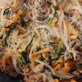 ひかりのあさり's cooksnap of when they made 冷蔵庫の残り物で　韓国直伝簡単チャプチェ.