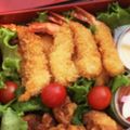 ちののら's cooksnap of when they made お花見にも✩まっすぐエビフライ✩.