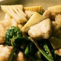 俊哉よめ's cooksnap of when they made こごみ＆筍＆鶏肉のオイスターソース炒め.