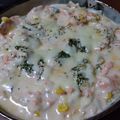 クックRGHNT9☆'s cooksnap of when they made 鮭とポテトのチーズクリーム煮.