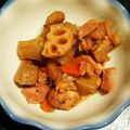 chicalina's cooksnap of when they made 鶏肉と根菜の煮物.