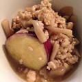oimoim's cooksnap of when they made さつま芋の鶏そぼろ煮.