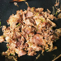 はみゃー★'s cooksnap of when they made えのきと豚肉の豆板醤炒め.