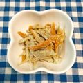 にきけん's cooksnap of when they made 練りゴマで作る我が家のゴボウサラダ.