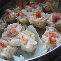 8itao8's cooksnap of when they made 豆腐海老シュウマイ.