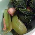 じゅーん☆'s cooksnap of when they made レンジで簡単！小松菜とタコの煮びたし.