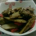 nao9316's cooksnap of when they made 牛肉とごぼうとコンニャクの煮物.