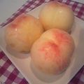 海理ママ's cooksnap of when they made 桃❤つるんとむいちゃいました❤.