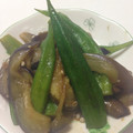 ☆tomo_☆'s cooksnap of when they made 茄子とオクラの柚子こしょう炒め♪.