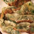 makosaka's cooksnap of when they made タコとニラの揚げ餃子.
