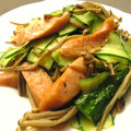 ミホ天然工房's cooksnap of when they made ソーセージときゅうりのササっと炒め.