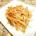 akiko_ara's cooksnap of when they made ＜常備菜＞きんぴらごぼう.