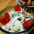 ハチワレねこ's cooksnap of when they made 丸ごとトマト・新玉ねぎの梅ゴマドレサラダ.