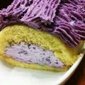 ♪mugi♪'s cooksnap of when they made 簡単ロールケーキで*さつまいモンブラン.