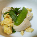 クックTU56V6☆'s cooksnap of when they made 絹さやと鶏むね肉のあっさり炒め.
