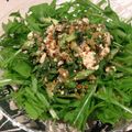 miwayon's cooksnap of when they made 豆腐と水菜のゴマ＆シソ和えサラダ.