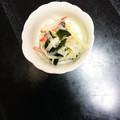 とも先生's cooksnap of when they made セロリとワカメとカニカマの酢の物.