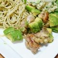 猫目たま's cooksnap of when they made 鶏ももとアボカドのクレイジーソルト焼き.