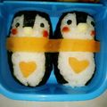 にゃん。にゃん。's cooksnap of when they made キャラ弁☆仲良しペンギン♡バレンタイン♡.