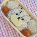 まめたべまめた's cooksnap of when they made キャラ弁＊ジャッキーおにぎり.