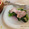 ゆけり３兄弟's cooksnap of when they made 梅マヨーグルト☆ブロッコリー.