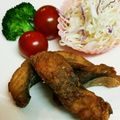 かおちんりょうちん's cooksnap of when they made 鯖の竜田揚げカレー風味☆サラダ仕立て.