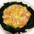 りょうみみ's cooksnap of when they made ほうれん草とカニカマの卵あんかけサラダ♪.