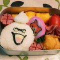 あーさ865's cooksnap of when they made 妖怪ウォッチキャラ弁＊まんまるウィスパー.
