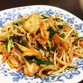 ﾁﾛｻｸ's cooksnap of when they made ☆ニラ＆もやし＆キムチのラー油炒め♪.