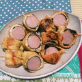 うに子's cooksnap of when they made お魚ソーセージ油揚げ巻き焼き.