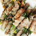 クック4RNV00☆'s cooksnap of when they made アスパラ人参の豚ロース巻♡.