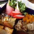 りんごルル's cooksnap of when they made お弁当に♪ハムとかいわれ大根の花束.