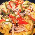 ぶりえった's cooksnap of when they made お米から簡単！フライパンでパエリア.