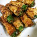 まるまるぼんぼん♪'s cooksnap of when they made オクラ♡肉巻き♡生姜焼き.