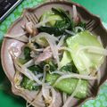 なふにし's cooksnap of when they made チンゲン菜もやしベーコンあんかけ（覚書）.